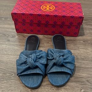 Tory Birch Denim Sandals